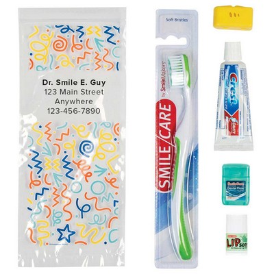 Custom Adult Celebration Preference Zippered Bag Dental Kits