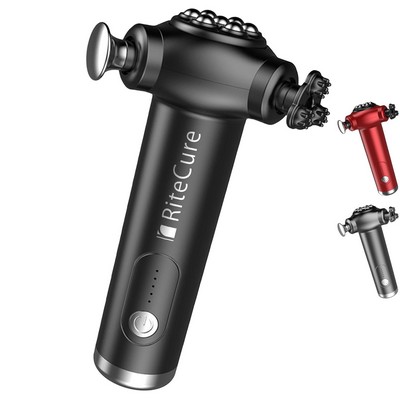 Rechargeable Three Heads Massage Gun