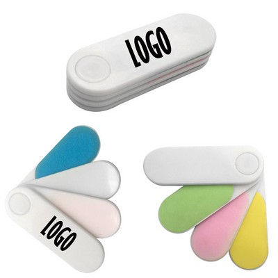 Plastic 4" 1 Pocket Nail Files