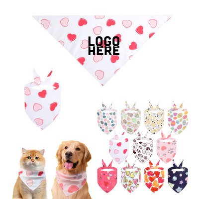 Triangle Pet Dog Scarf Bandanas