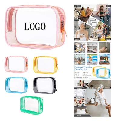 Clear PVC Cosmetic Travel Pouch