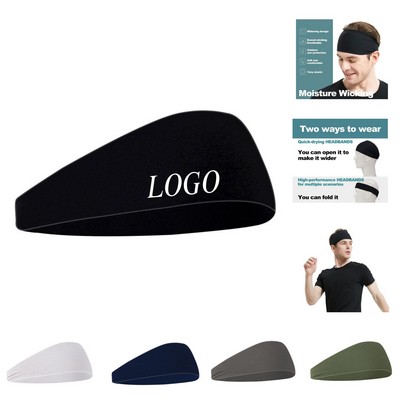 Unisex Sweat-Wicking Sports Headband