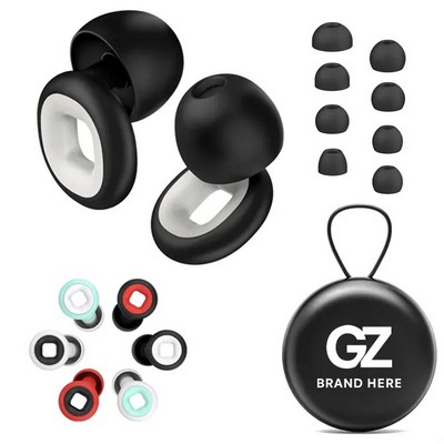 Silicone Reusable Noise Cancelling Earplugs