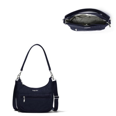 Baggallini® French Navy Modern Pocket Half Moon Bag