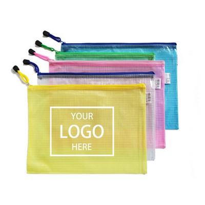 A4 Mesh Zipper Bag