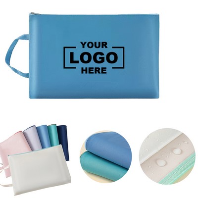 Zippered Portable Waterproof File Bag