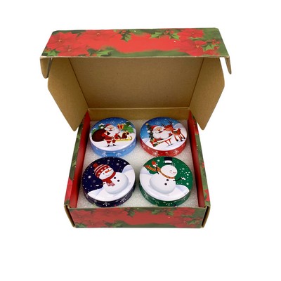 Christmas Fragrance Scented Candle Kit WWith Customized Plane Box