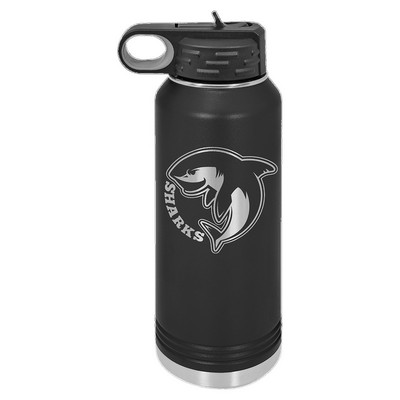 Polar Camel 32 oz. Black Water Bottle