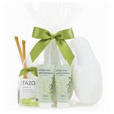 White Rose & Jasmine Spa Slipper Gift Set