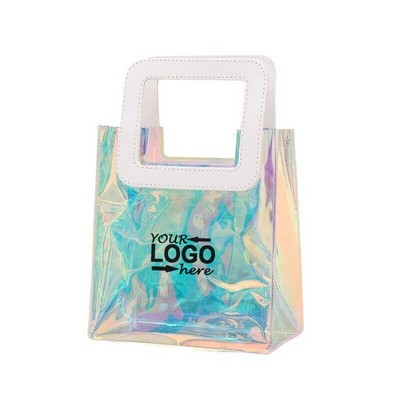 Clear Iridescent Handbag