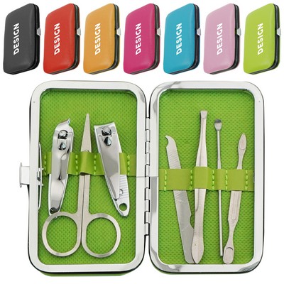 7 Piece Portable Nail Manicure Set Clippers