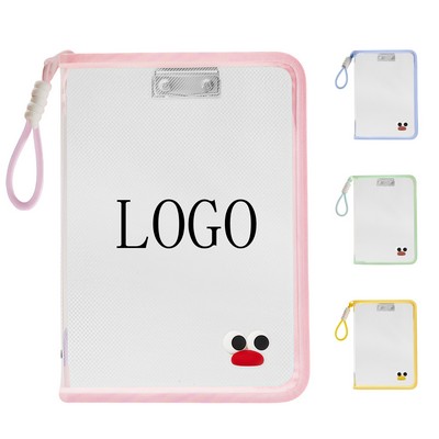 A4 Zipper Layer Document Folder File Bag