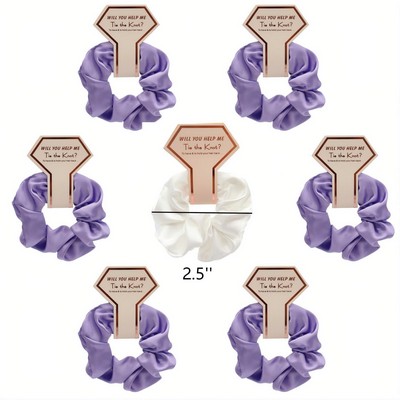 Soft Silky Premium Satin Scrunchies