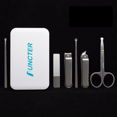 6" 1 Stainless Steel Professional Pedicure Kit Nail Scissors Grooming Kit With White Box