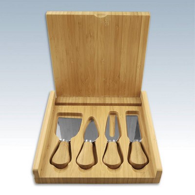 Bamboo Cheese Set w/Tools