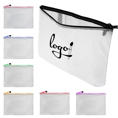 A4 Waterproof Zipper Document Bag File Storage Organizer