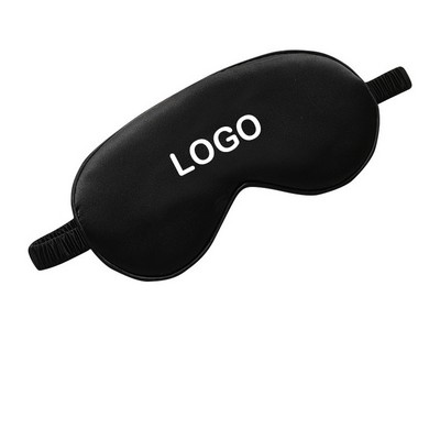 Double Layer Silk Eye Mask with Elastic Strap