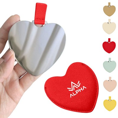 Mini Stainless Steel Makeup Mirror
