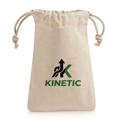 Premium Cotton Canvas Drawstring Pouch