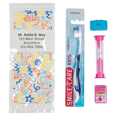 Custom Youth Celebration Basic Zippered Bag Dental Kits