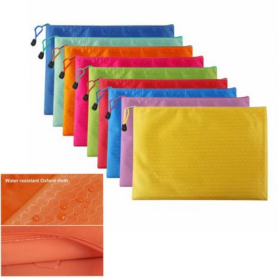 Custom Waterproof Oxford Document Holder Bag/Pencil Pouch