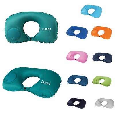u-Shaped Travel Inflatable Pillow