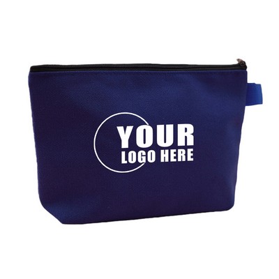 Canvas Travel Cosmetic Bag(7.9"× 4.9"× 1.8" )