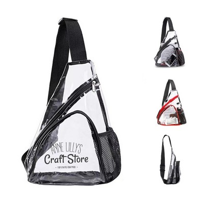 Clear PVC Sling Bag