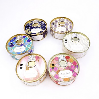 Large Size Round Tin Pop Can Soy Wax Scented Candle