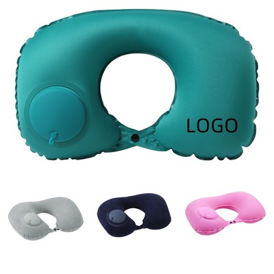 U-Shaped Inflatable Neck Pillow