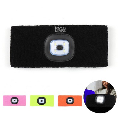 Sports Headband With Led Light