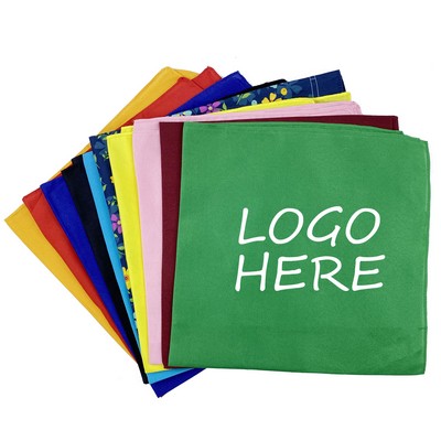 Full Color Print Polyester Bandana Handkerchiefs Multifunction Headbands