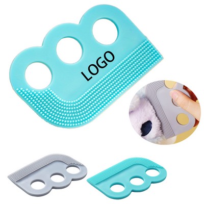 Pet Two-Sided Soft Rubber Brush Hair Remover