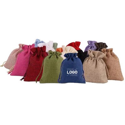 Medium Natural Burlap Pouches