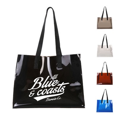 Clear PVC Tote Organizer Bag
