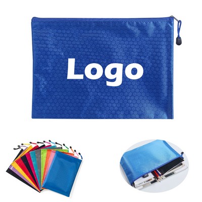 A4 Document Holder Zipper Organizer Pouch