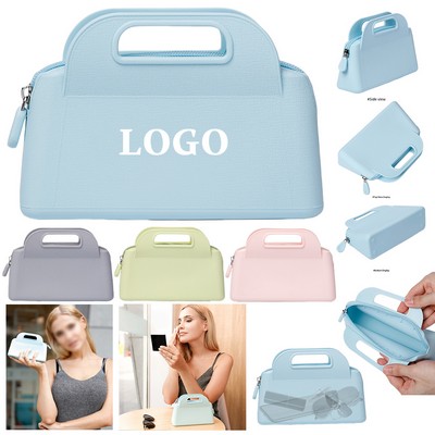 Waterproof Silicone Cosmetic Pouch