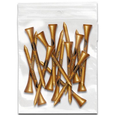 Ziplock Tee Packs - 15 - 2 3/4" Tees