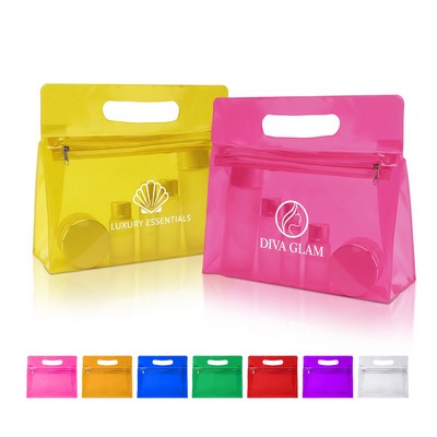 Translucent Vinyl Vanity Bag