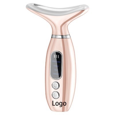 Relaxing The Neck Facial Heated Vibration Beauty Wand