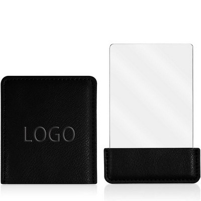 Portable Stainless Steel Makeup Mirror