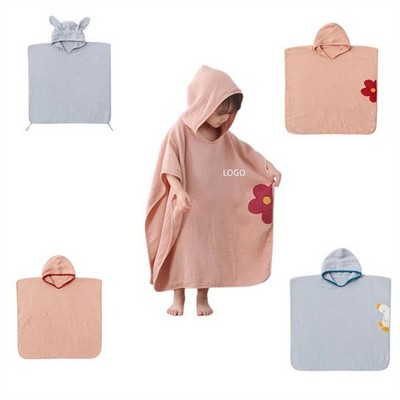 100% Cotton Baby Bath Hooded Towel