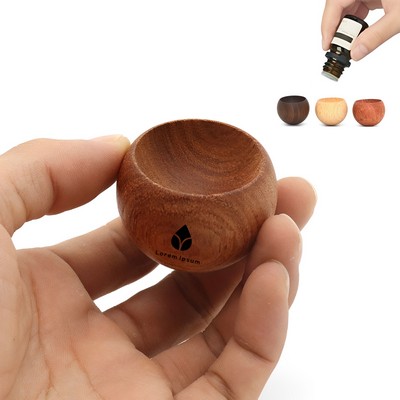 Small Round Wooden Essential Oil Diffusers