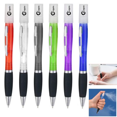 2-in-1 Ballpoint Pen with Mist Spray Bottle