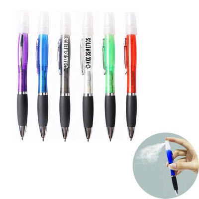 2" 1 Multifunction Ballpoint Pen w/ Refillable Hand Sanitizer
