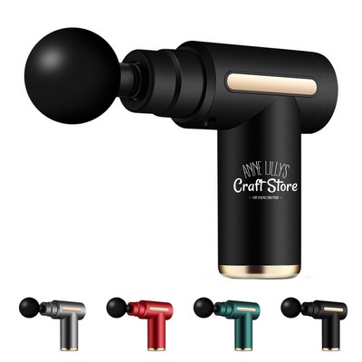 Mini USB Charging Massage Gun with 4 Heads