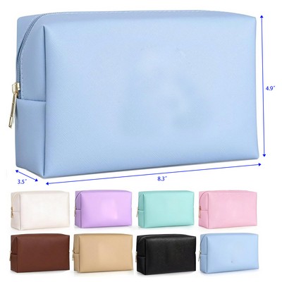 Pu Leather Makeup Pouch with Zipper