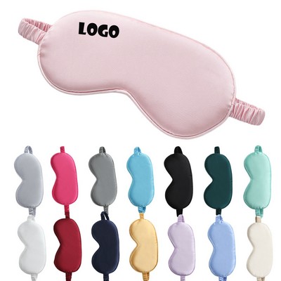 Reversible Silk-Like Sleep Mask for Light Blocking and Breathability