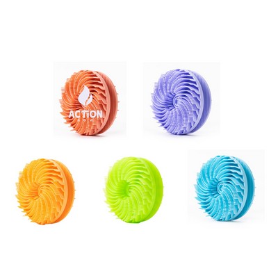 Double-Sided Silicone Cleaning Brush