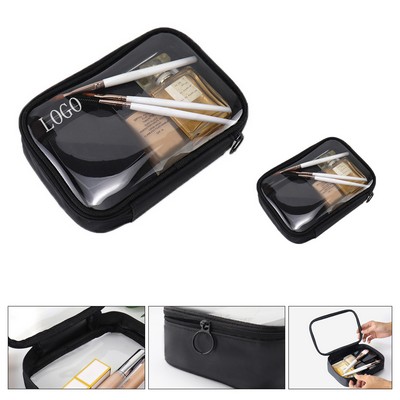Transparent PVC Makeup Organizer Pouch for Travel